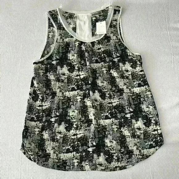 Pleione Blouse Women's Large Sleeveless Tank Top Pleated Back USA Made sku069 - Picture 1 of 7